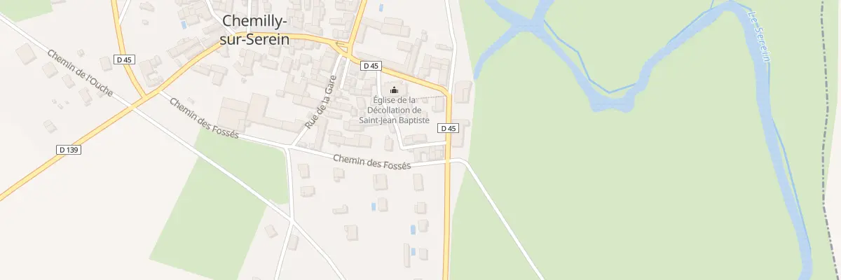 Plan du 13 Rue de l’Eglise à Chemilly-sur-Serein