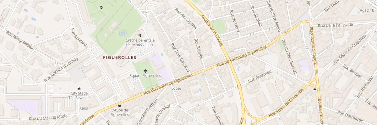 Plan du 6 Rue Tour Gayraud à Montpellier