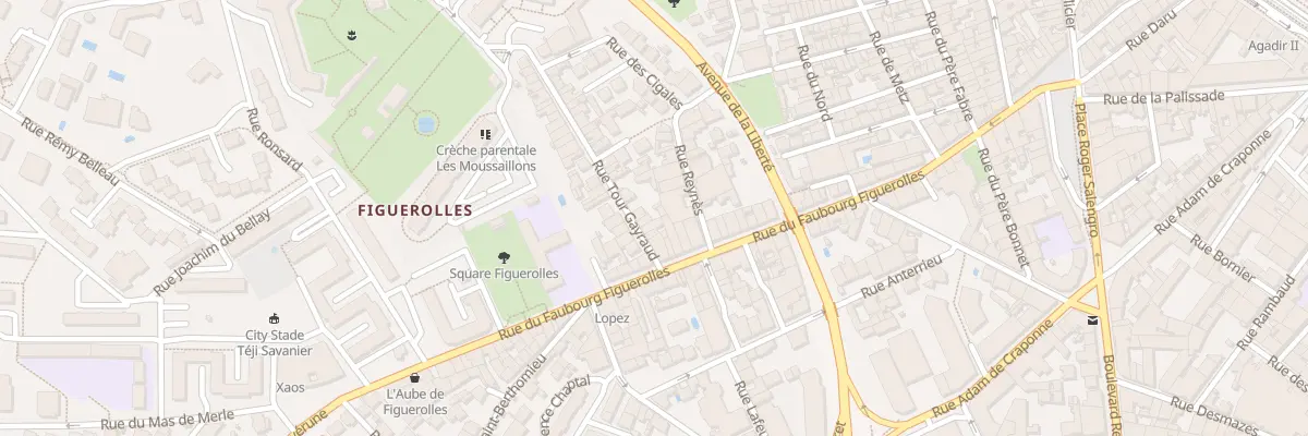 Plan du 8 Rue Tour Gayraud à Montpellier