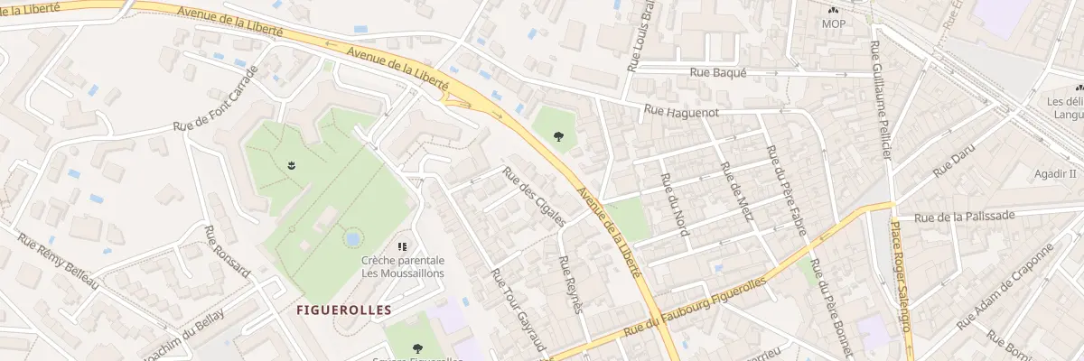 Plan du 8 Rue des Cigales à Montpellier