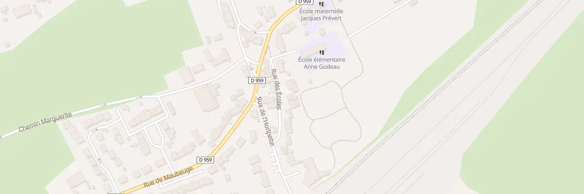 Plan du 8 Rue des Ecoles à Bachant