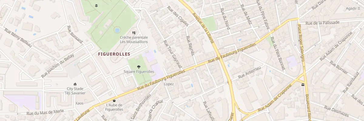 Plan du 4 Rue Tour Gayraud à Montpellier
