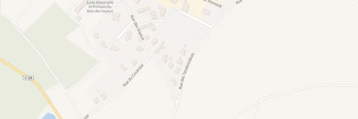 Plan du 3 Rue des Tendonnieres à Rosnay