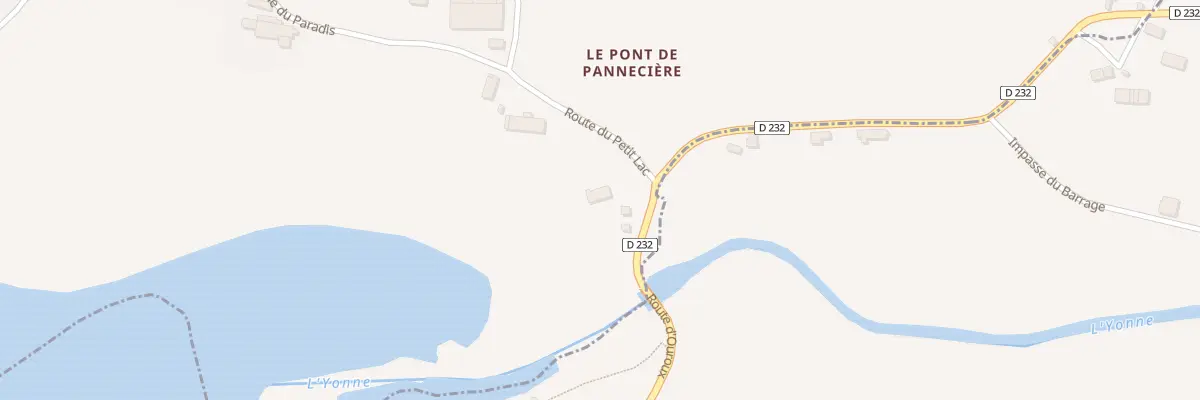 Plan du 20 Rte du Petit Lac à Mhère
