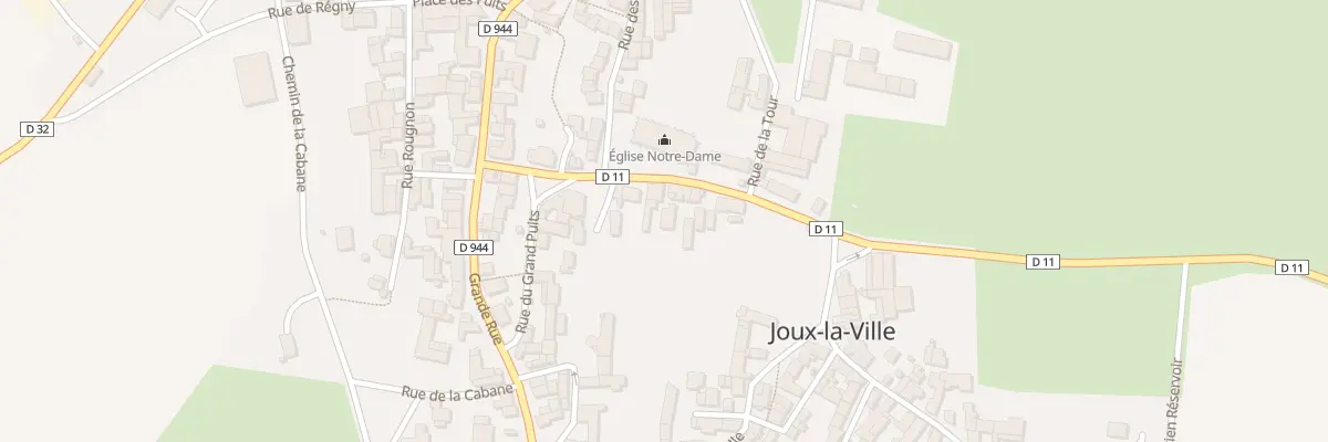 Plan du 10 Rue de l’Église à Joux-la-Ville