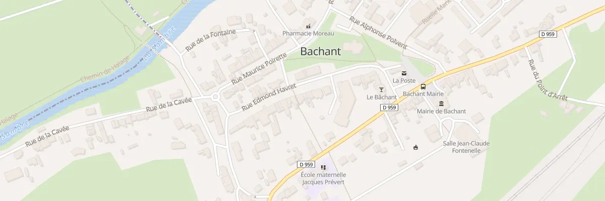 Plan du 22 Rue Edmond Havret à Bachant