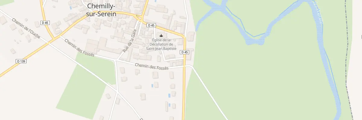 Plan du 22 Rue de l’Eglise à Chemilly-sur-Serein