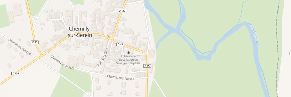Plan du 81 Gr Grande Rue à Chemilly-sur-Serein