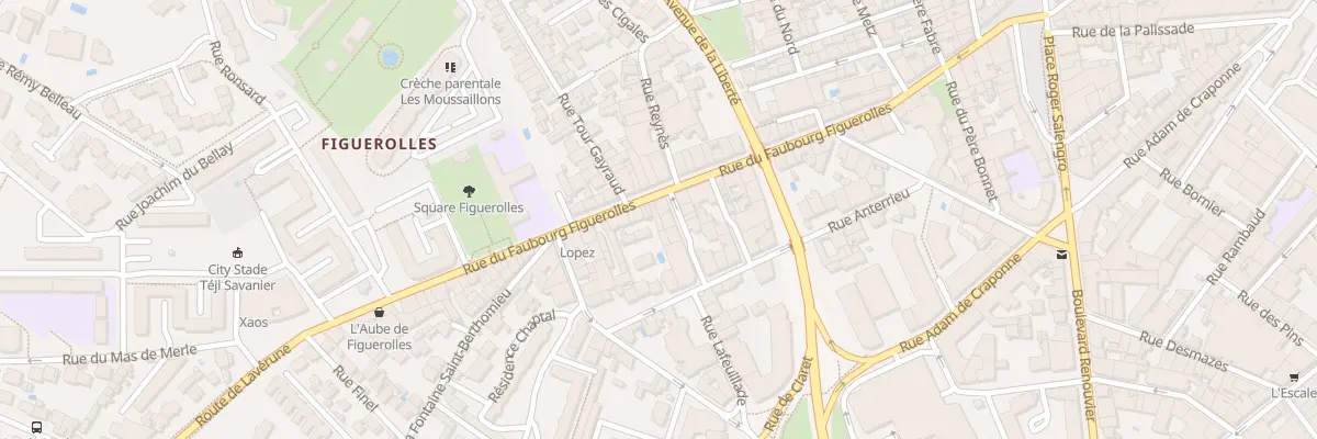 Plan du 69 Rue du Faubourg Figuerolles à Montpellier