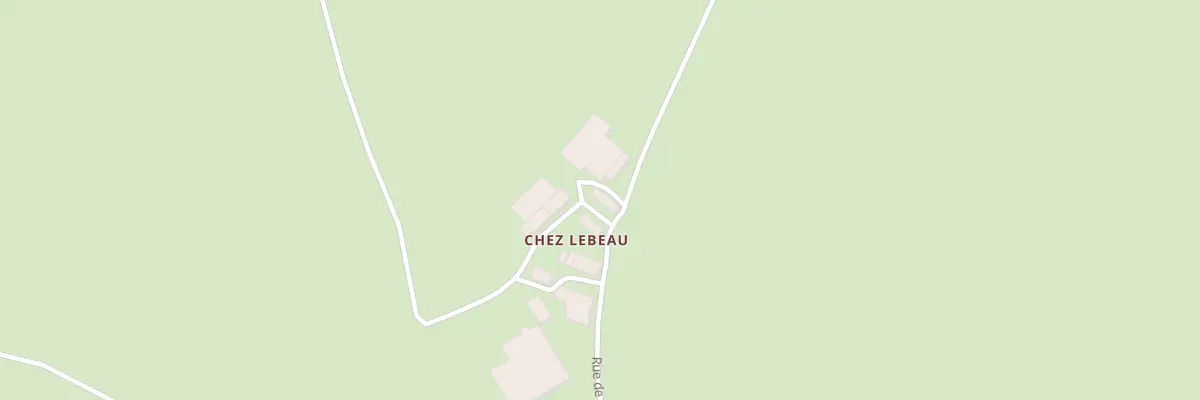 Plan du 33 Chez le Beau à Fléty