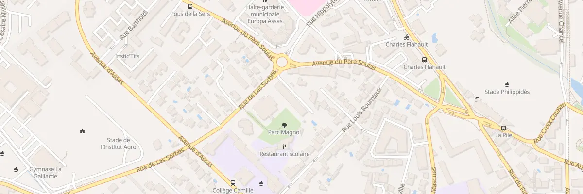 Plan du 23 Rue de Las Sorbes à Montpellier