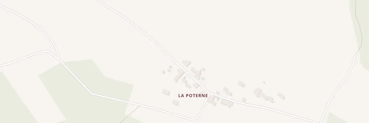 Plan du 1 La Poterne Hameau à Belval-sous-Châtillon