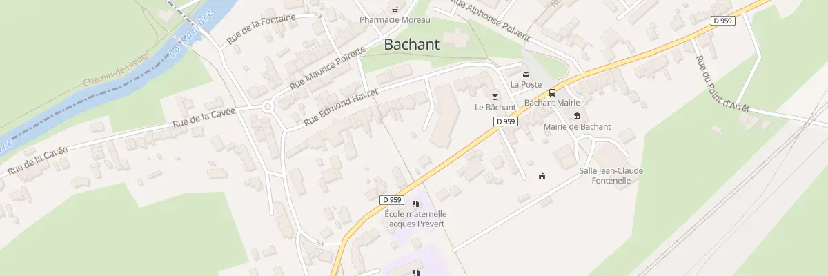 Plan du 91B Rue de Maubeuge à Bachant