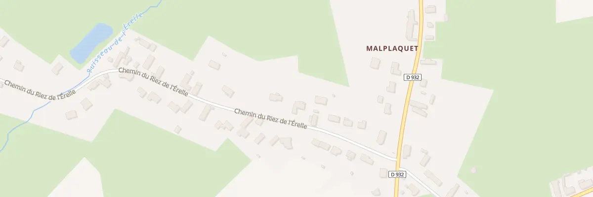 Plan du 10 Che du Riez de l’Erelle à Taisnières-sur-Hon