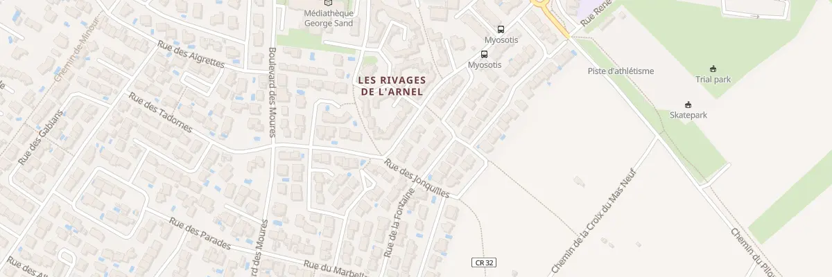 Plan du 231 Rue des Myosotis à Villeneuve-lès-Maguelone