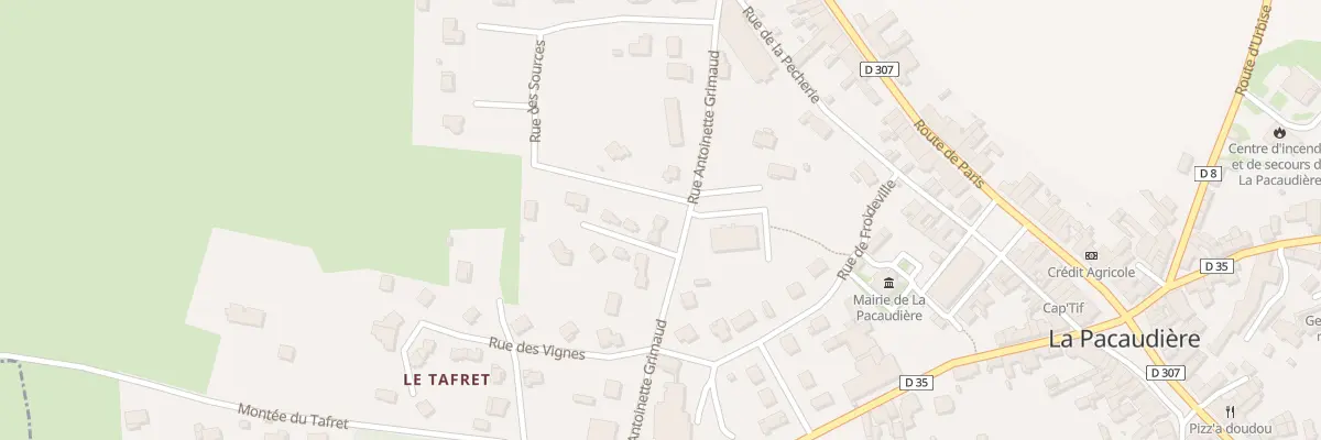 Plan du 245 Rue Antoinette Grimaud à La Pacaudière