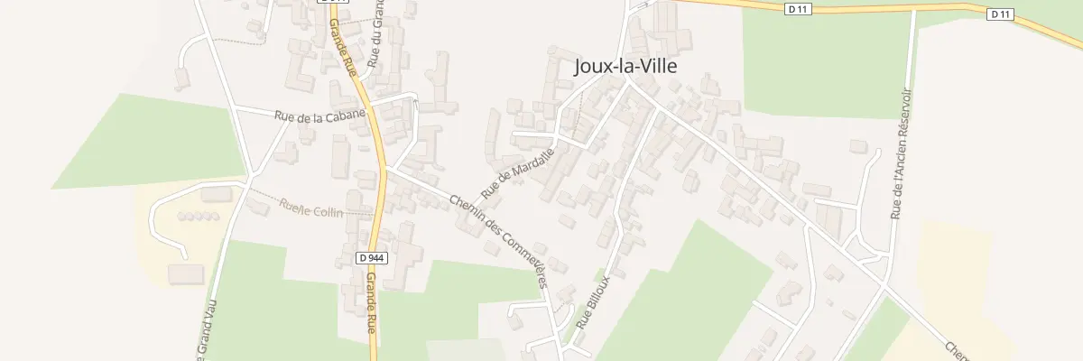 Plan du 10 Rue de la Mardalle à Joux-la-Ville