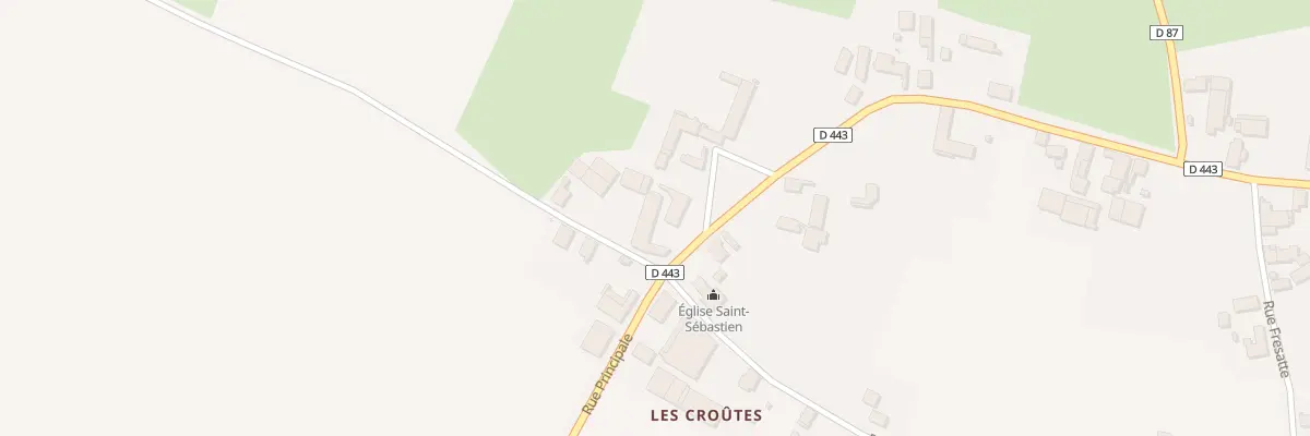 Plan du 30 Le Village aux Croûtes