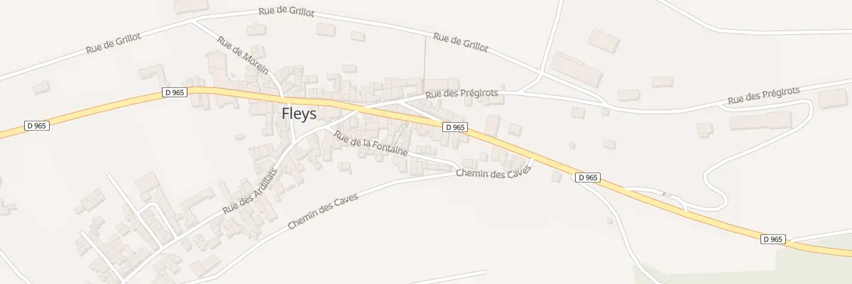Plan du 17 Rue de la Fontaine à Fleys