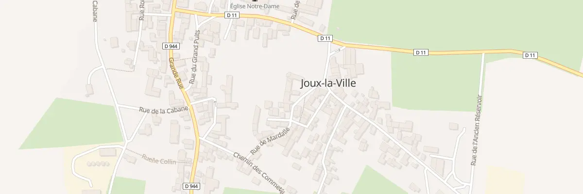 Plan du 12 Rue des Promenades à Joux-la-Ville