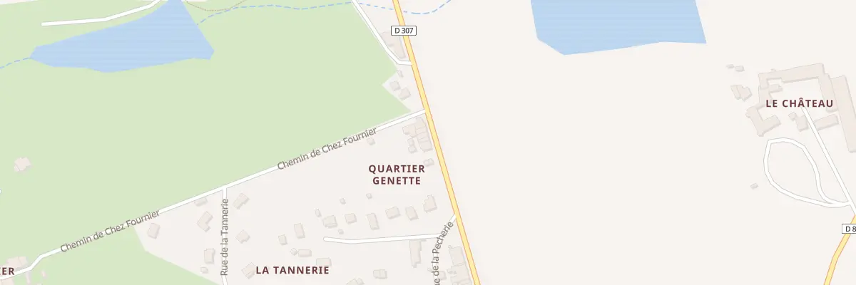 Plan du 631 Rte de Paris à La Pacaudière