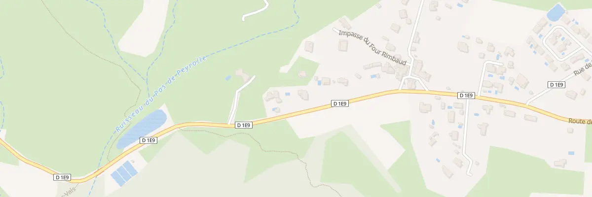 Plan du 698 Rte de St Martin de Londres à Valflaunès