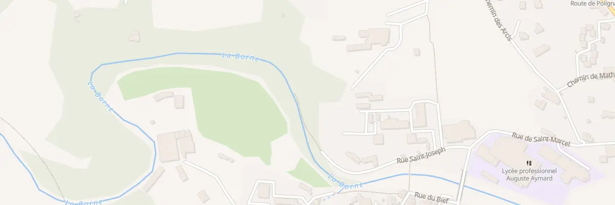 Plan du 1D Che de Paradis à Espaly-Saint-Marcel