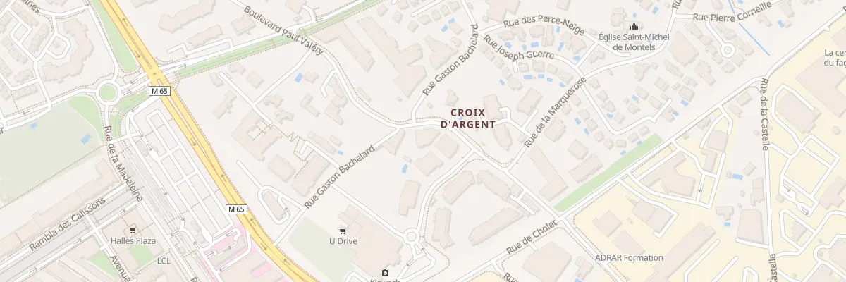 Plan du 48 Rue Ferdinand Barre à Montpellier