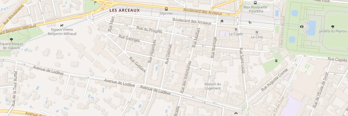 Plan du 14 Rue Delmas à Montpellier