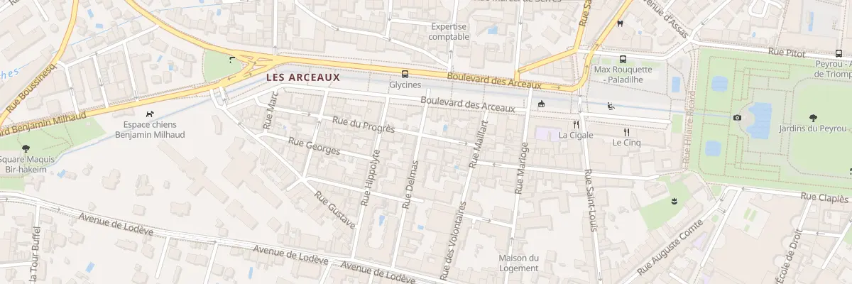Plan du 20 Rue Delmas à Montpellier