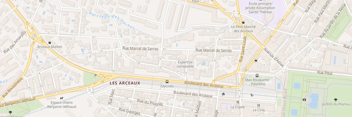 Plan du 3 Imp Fontenille à Montpellier