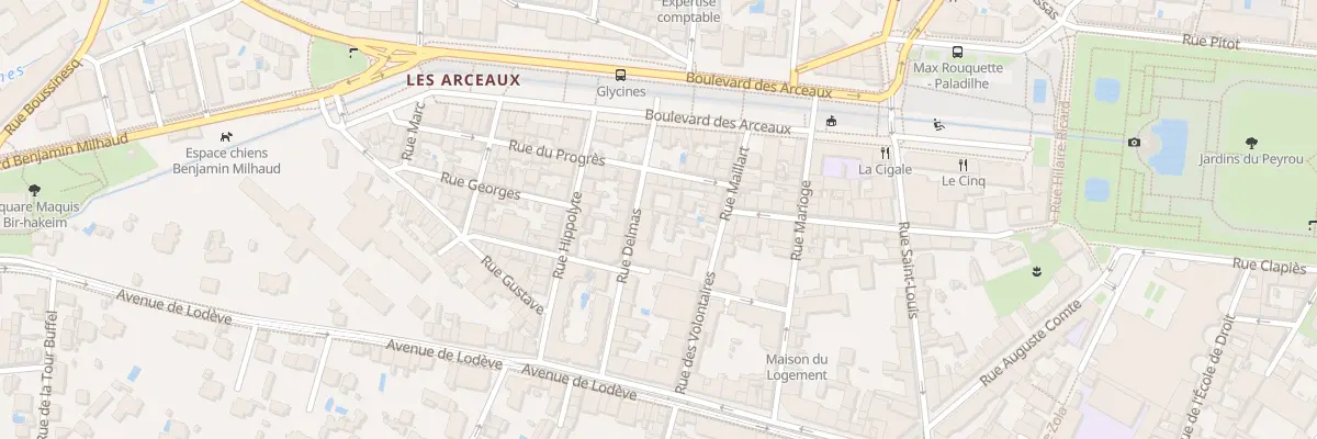 Plan du 16 Rue Delmas à Montpellier