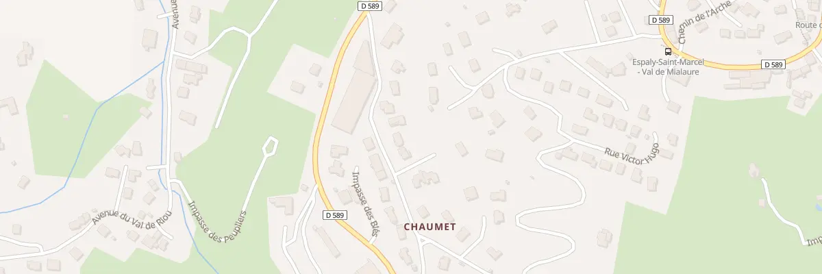 Plan du 13 Chaumet à Espaly-Saint-Marcel