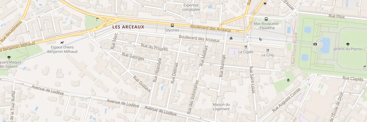 Plan du 18 Rue Delmas à Montpellier