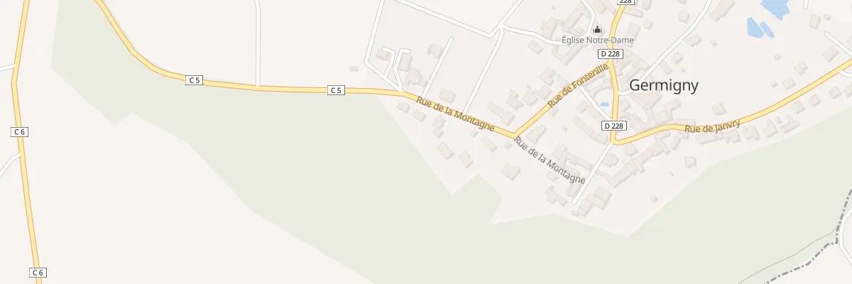 Plan du 17 Rue de la Montagne à Germigny