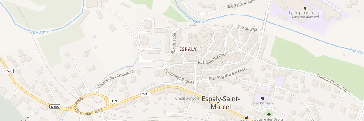 Plan du 12 Rue du Sourdet à Espaly-Saint-Marcel