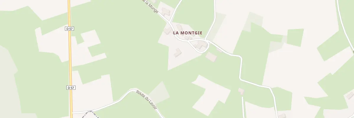 Plan du 5530 La Montgie à Sauvessanges