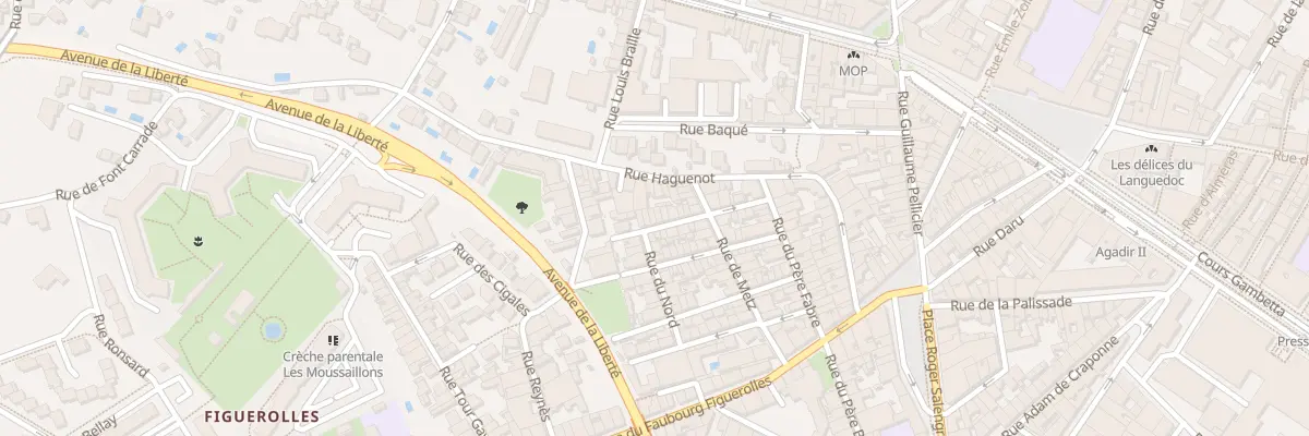 Plan du 18 Rue Saint Honoré à Montpellier