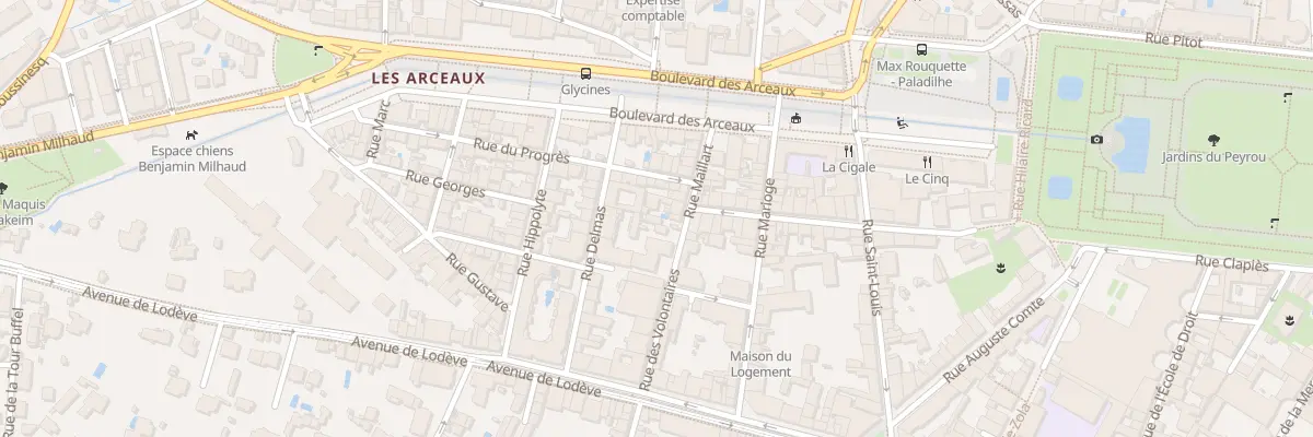 Plan du 1B Rue Maillart à Montpellier