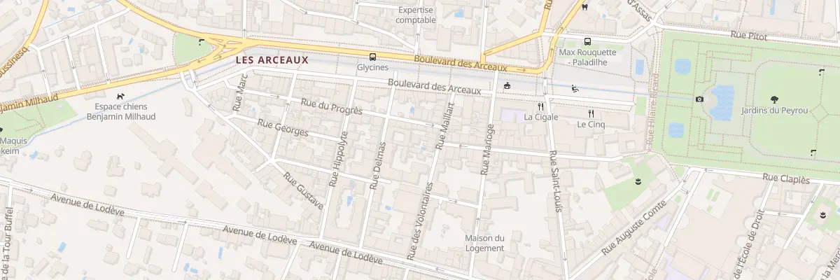 Plan du 5B Rue Maillart à Montpellier