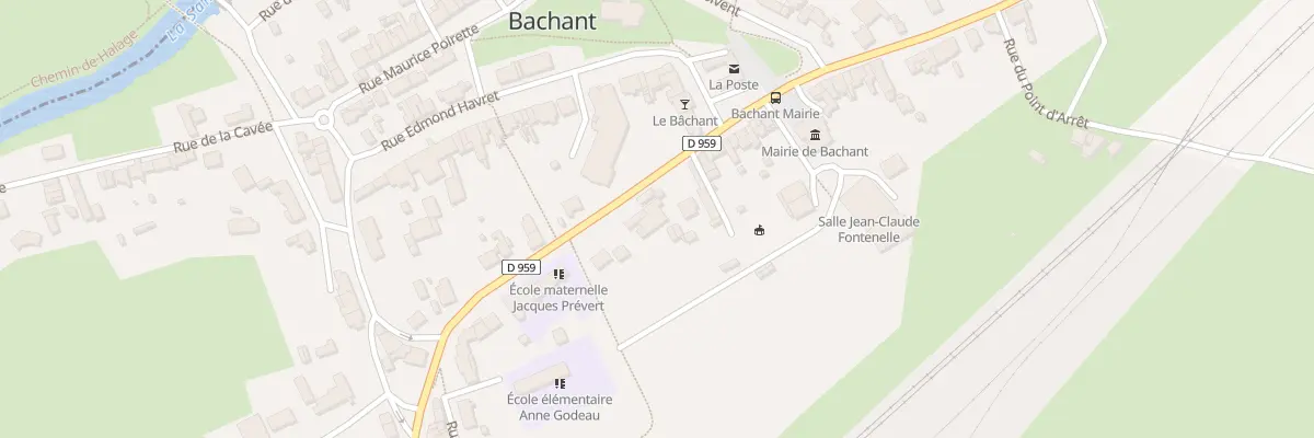 Plan du 110 Rue de Maubeuge à Bachant