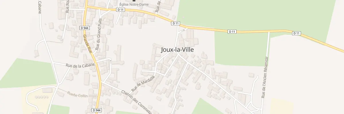 Plan du 9 Rue des Promenades à Joux-la-Ville