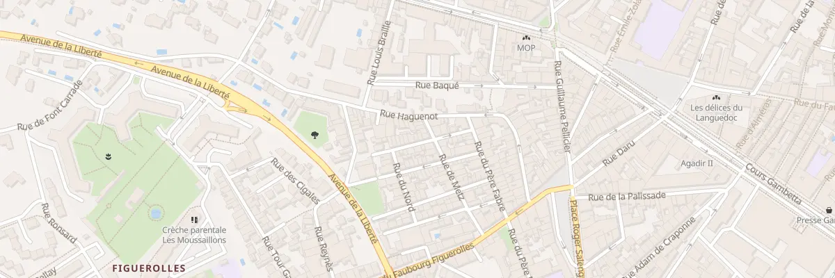 Plan du 10 Rue Saint Honoré à Montpellier