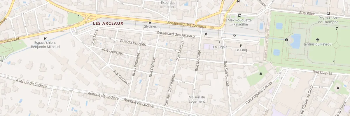 Plan du 5 Rue Maillart à Montpellier
