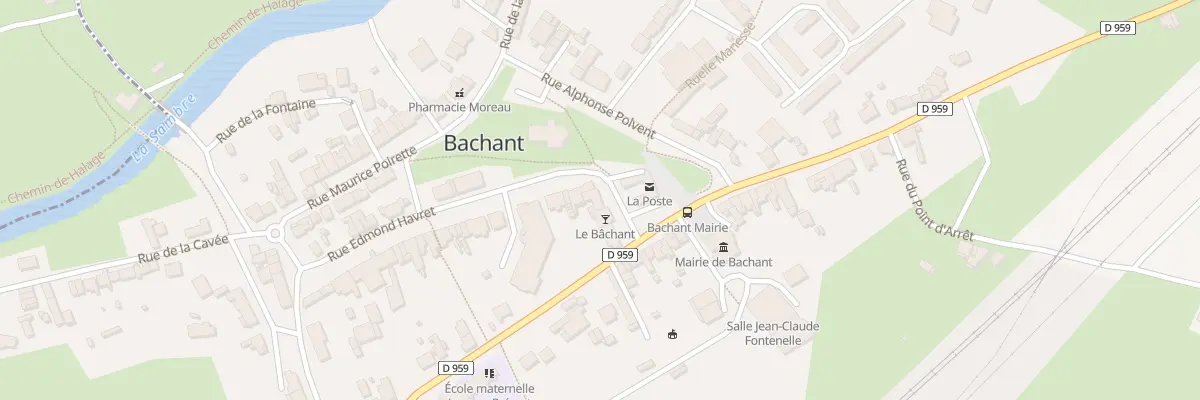 Plan du 8 Rue Edmond Havret à Bachant