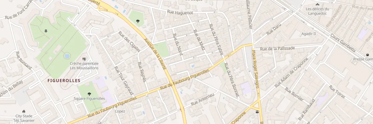 Plan du 11 Rue Saint Blaise à Montpellier