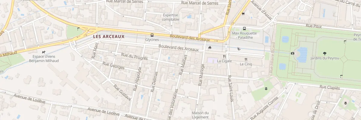 Plan du 13 Rue Maillart à Montpellier