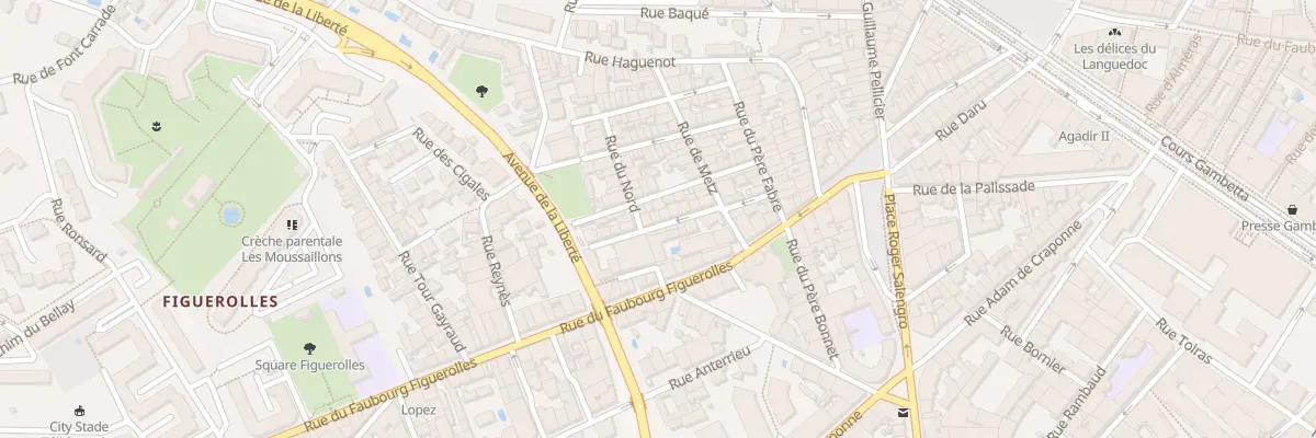 Plan du 20 Rue Saint Blaise à Montpellier