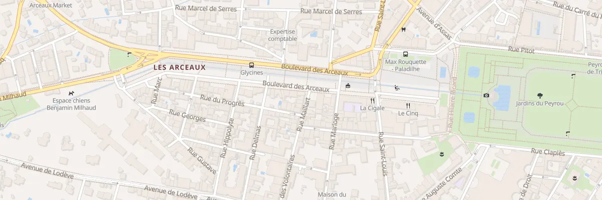Plan du 17 Rue Maillart à Montpellier