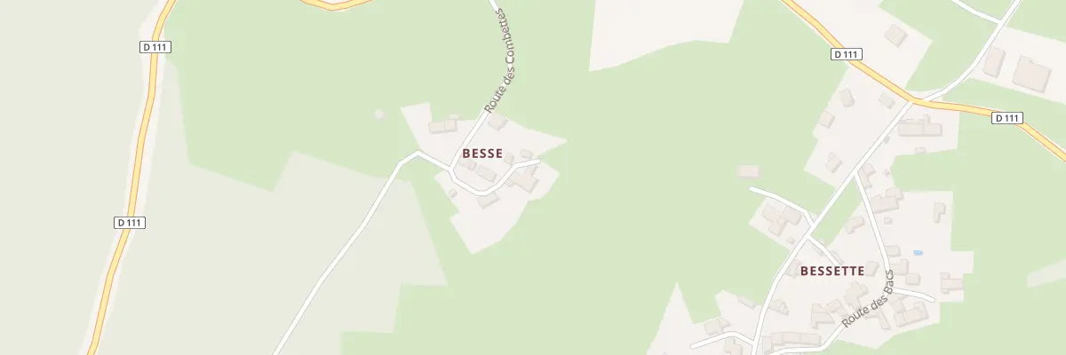 Plan du 5008 Besse à Sauvessanges